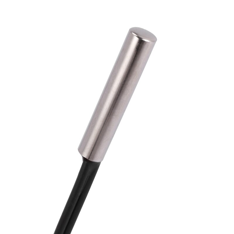Sensor de temperatura de Termistor NTC de 2 m, cable de sonda impermeable, 10 K, 1%, 3950, negro