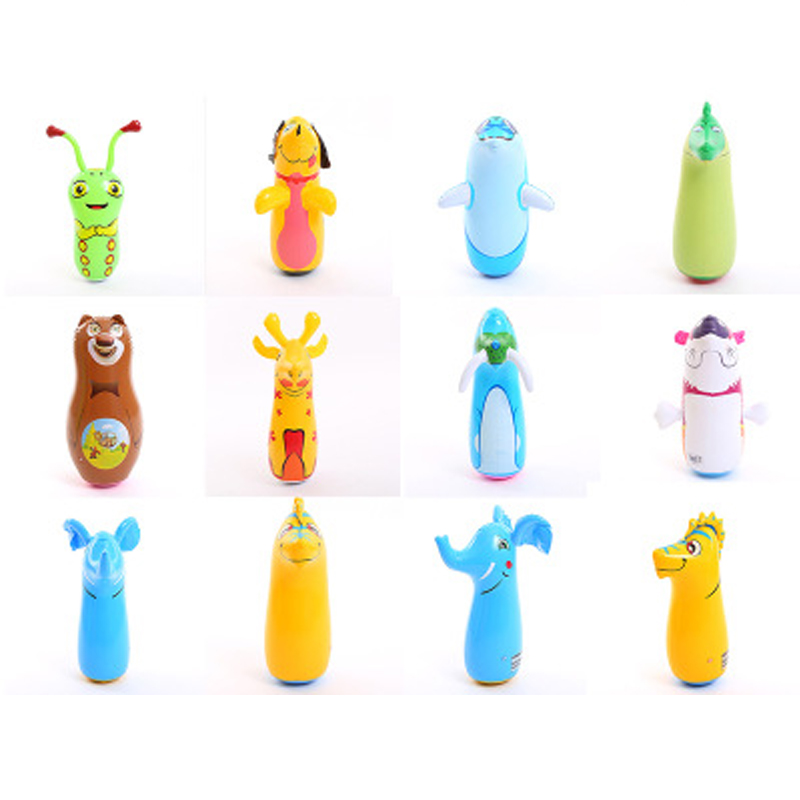 45cm 70 cm, vaso de juguete inflable mediano, pingüino, diversión al aire libre, deportes, color aleatorio, piscina, decoración de de playa, juguete para niños: 45cm By Random