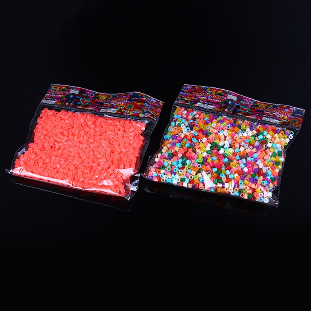 1000pcs 5mm/2.6mm EVA Hama Perler Kralen Speelgoed Kids Fun Craft DIY Handmaking Zekering Kraal Multicolor intelligentie Educatief Speelgoed