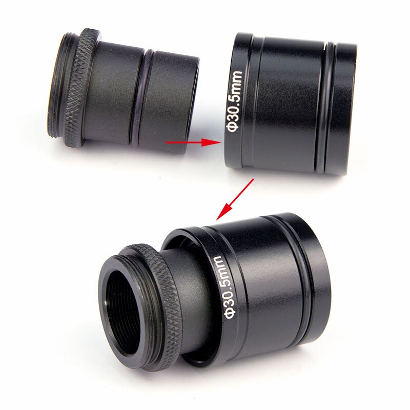2022 Microscope Standard C-Mount Lens Adapter for Digital CCD Camera 23.2mm 30mm 30.5mm Adapter Ring