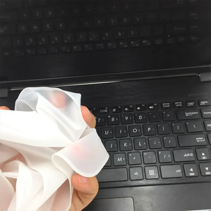 Wasserdichte Laptop-Tastatur, Schutzfolie 10, 11, 12, 13, 14, 15, 17 Zoll, Silikon, transparente Schutzfolie, Tastatur, staubdichte Folie