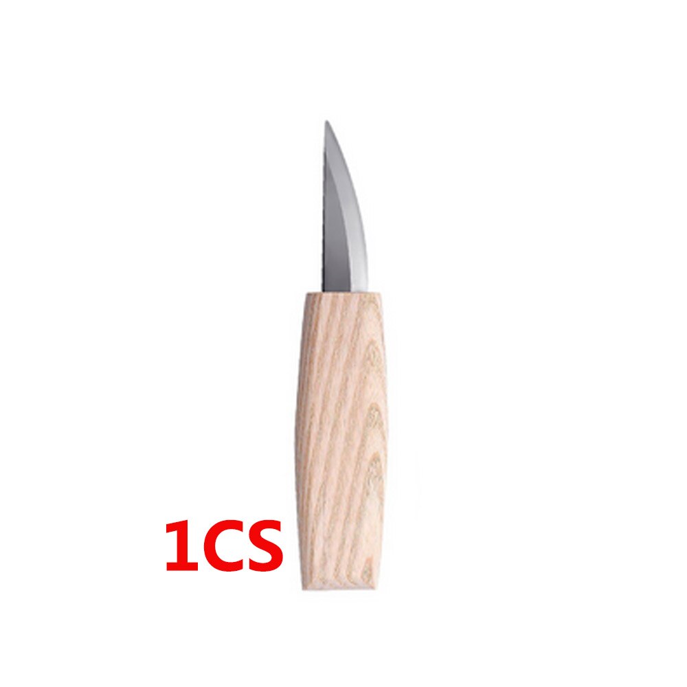 Wood Carving Tool Set - Hook for Spoon, Bowl, Kuksa Cup or General Carving Knife, Whittling Knife, Detail Wood Utensils Type: 1CS