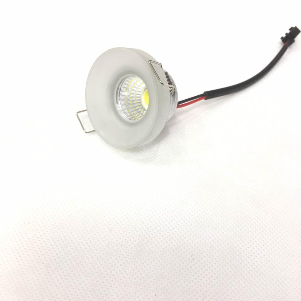 Ac230v mini dunlampe ledet 1pc/ mye mini ledet downlight hvit rund takspot lys panellys innfelt aluminiumslampe varm