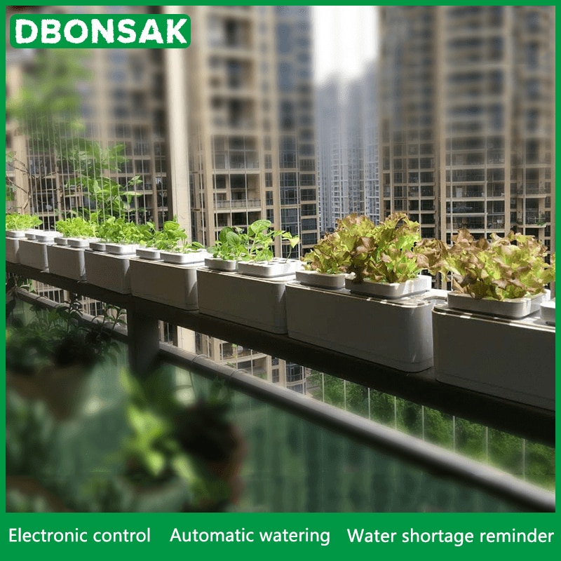 Hydroponisk odlingsutrustning jordfri odling planteringslåda intelligent kontroll blomkruka desktop grönsaksodlingslåda