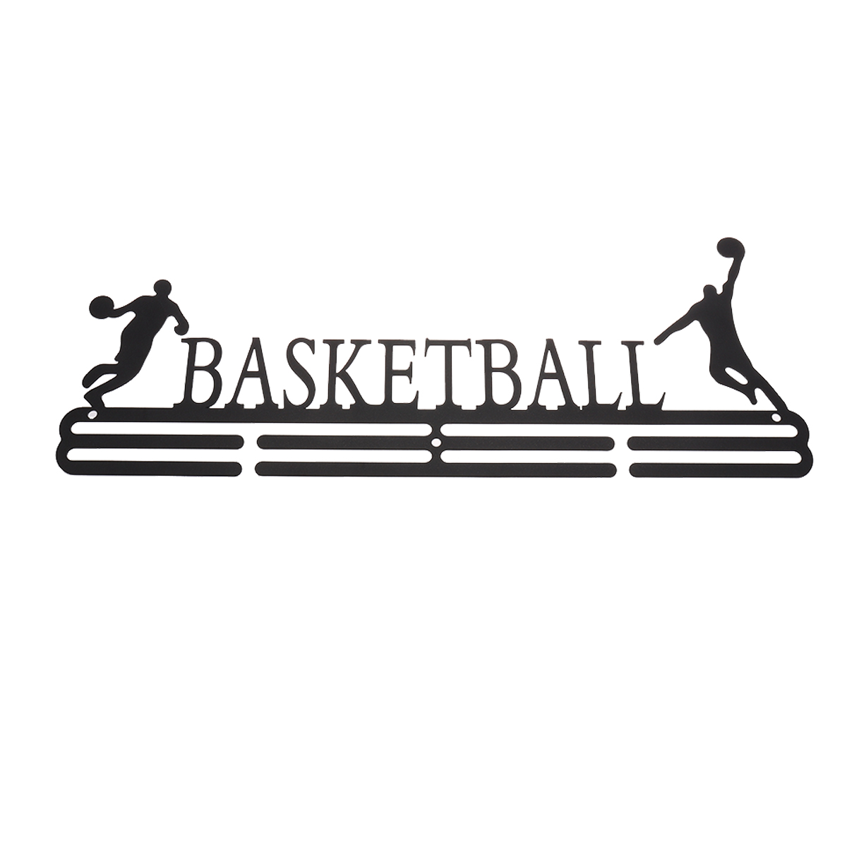 Metal Steel Medal Holder Medal Hanger Display Rack Ideal for Running Sports Stainless Steel Medal Holder Sport 406mm*158mm: BASKETBALL