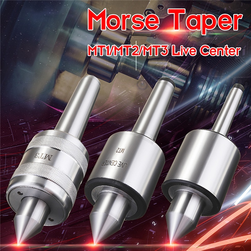 1PCS MT1/MT2/MT3 Live Center Taper Bearing For Lathe Turning Tool CNC Lathe Tool