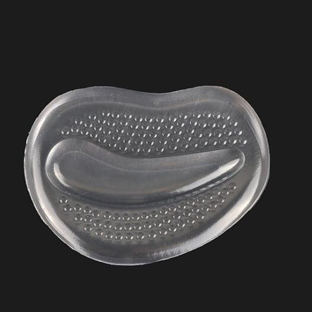 1 par gel indlæg silikone forfodspuder indlægssåler gel indlæg massager anti-skrid smertestillende sandaler hvid rød sko tilbehør
