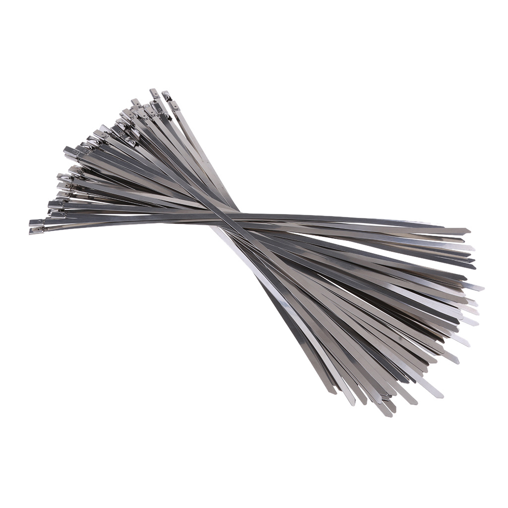 Stainless Steel Cable Zip Ties For Motorcycle Exhaust Self Locking