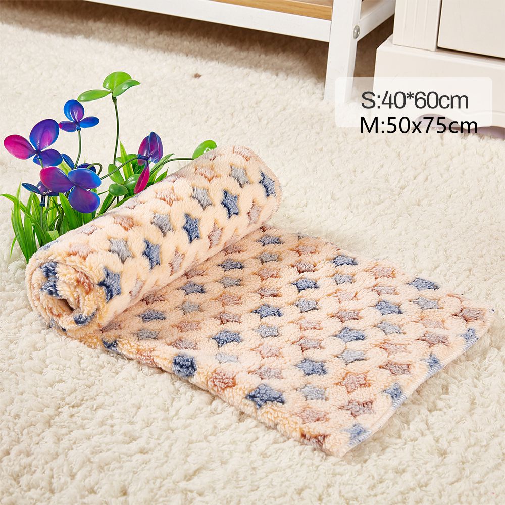 Ronde Huisdier Mand - Lang Pluche Super Zacht Slaapzak Mat - Ademend Katoen - 45x35cm / 50x40cm: 6 / L 5040cm