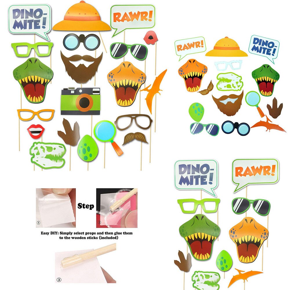 20pcs Photo Booth Props for Kids Children Birthday Party