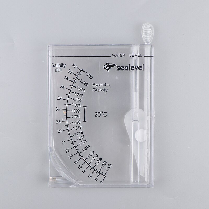 Automatic Square Saltwater Hydrometer Salt Water Salinity Meter For Aquarium Marine Sea Saltwater Accurate