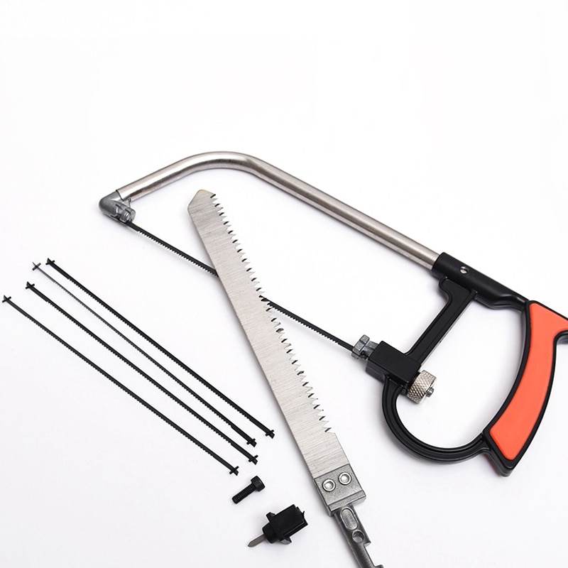 7 in 1 Multifunctional Hand Saw Set Woodworking Universal Mini Hacksaw DIY For Wood Woodworking 5pcs Blades Saws Set Hand Tool