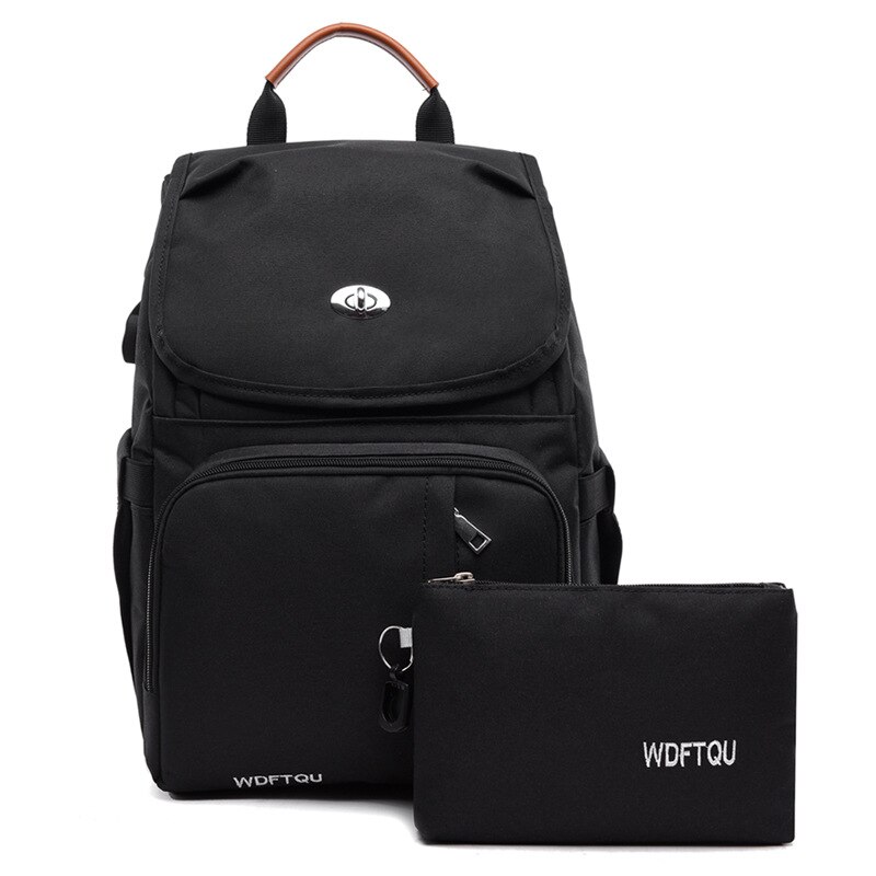 Conjunto de 2 mochilas para mamás, mochila de maternidad, bolsas de pañales de gran capacidad para el cuidado del bebé, resistentes al agua