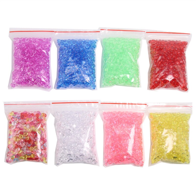 Colorful Addition Fishbowl Beads For Slime Balls Charms Supplies Slimes Accessories Craft Putty Diy Filler Toys For Children