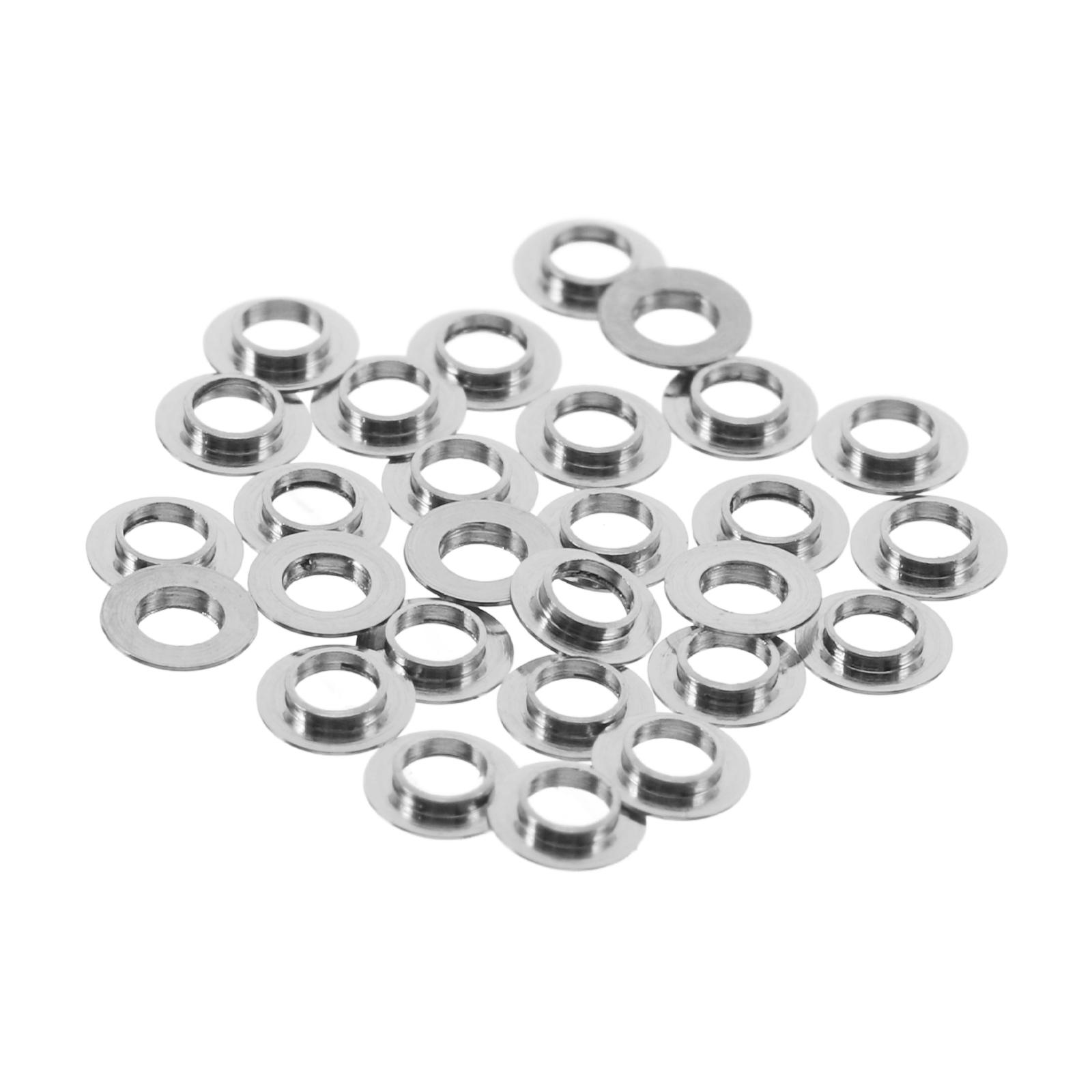 50 stuks brilaccessoires roestvrijstalen bolle pakkingen randloze brillenreparatieset duurzame vervanging van glazen onderdelen