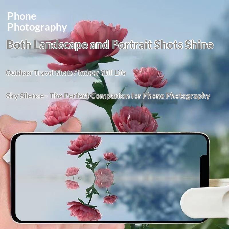 Adjustable Smartphone Camera Mirror Reflection Clip HD Glass Reflection Mirror For Outdoor Travel Phones Photography Shooting