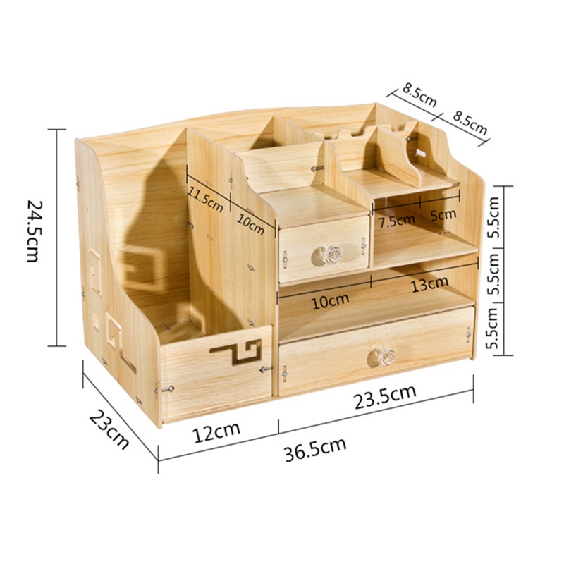 DIY Desk Set Office School Filing Cabinets Multifunctional Desk Organizer File Holder Set Desk Accessories Organizer File Tray