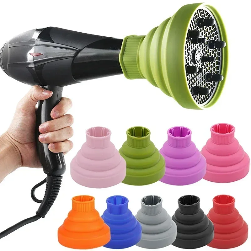 Silicone Hair Styling Tools Suitable Universal Hair Curl Diffuser Cover Diffuser Disk Hairdryer Curly Drying Blower