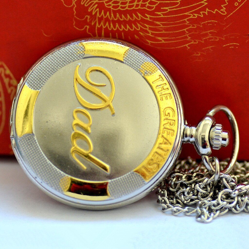 Klassieke Nostalgische Vintage Ketting Retro Beste Zakhorloge Ketting Voor Opa Te Papa Horloge