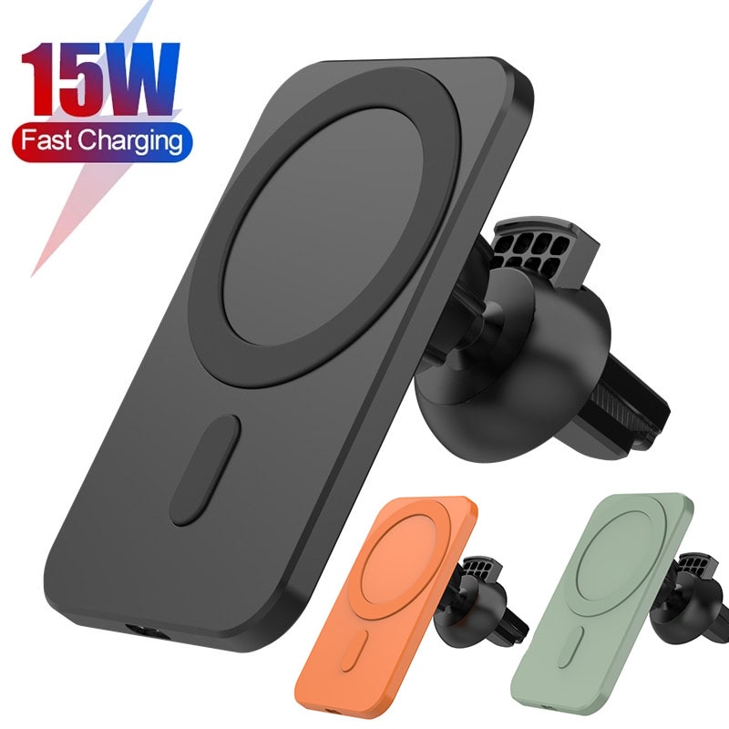 15W Ladegerät auf Auto Telefon Halter Drahtlose Ladegerät für iPhone 12 Pro Max Magnetische Schnelle Drahtlose Lade für iPhone 12