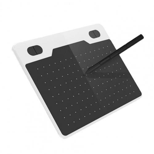 Mobile Phone Graphic Tablet Compact Compatible Light Digital Drawing Board for Windows for Mac OS: white