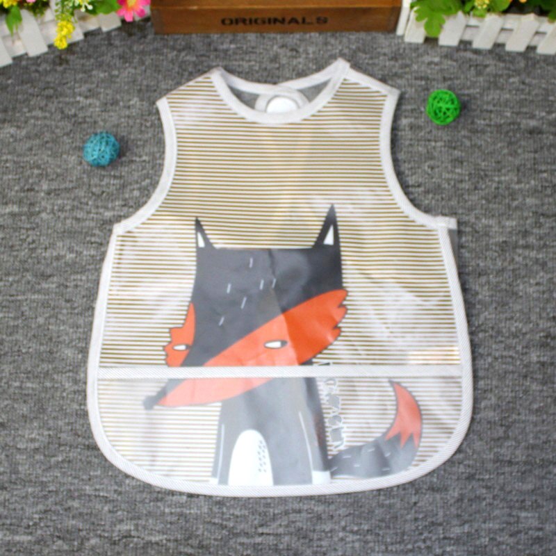Waterdichte Baby Slabbetjes Leuke Cartoon Dieren Baby Meisje Jongen Bib Verstelbare Mouwloze Voeden Slabbetjes Kinderen Burp Doeken: style 1 01
