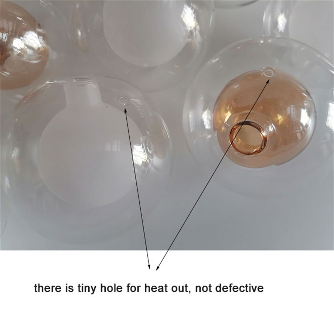 1/4/8pcs Pack 1cm opening globe G4 glass shade replacement D8cm D10cm 11mm fitter round glass lampshade cover for chandelier