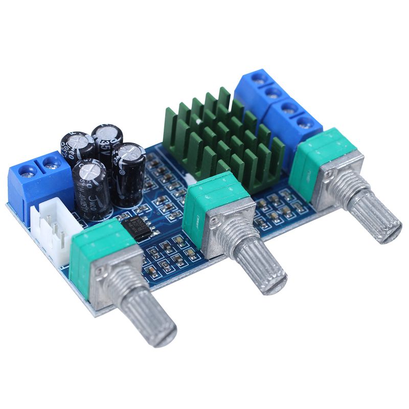 DC 12V-24V TPA3116D2 80Wx2 Bordo Amplificatore Digitale Bassi Acuti volume regolare amp: Default Title