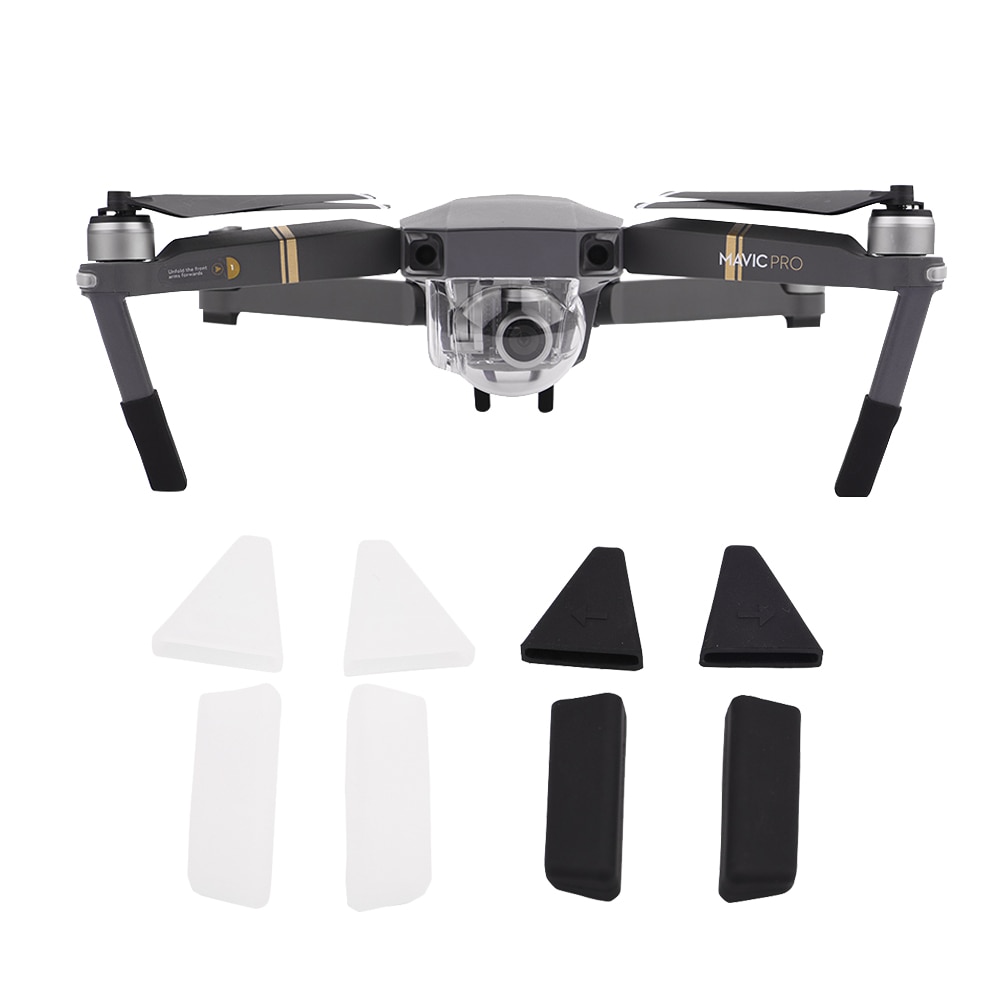 Zachte Siliconen Landingsgestel Kits Voor Dji Mavic Pro Platinum Drone Beschermende Been Verhoogde Extender Protector Drone Accessoires