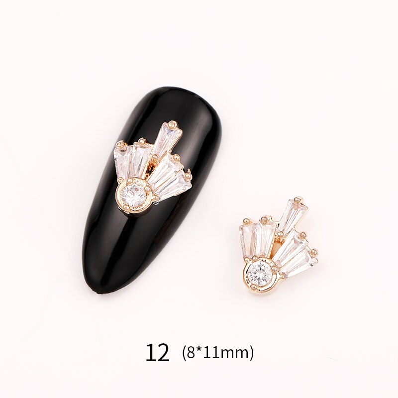 1 Pc 3D décoration d'ongle strass petit papillon fée Bling Nail Art pierres coloré Nail Art accessoires bricolage conseils de: 18