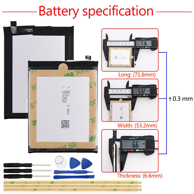 Doogee – batterie de remplacement pour téléphone S40, S40 Pro, S40 Lite, 4650mAh, accessoires, accumulateurs, avec outils