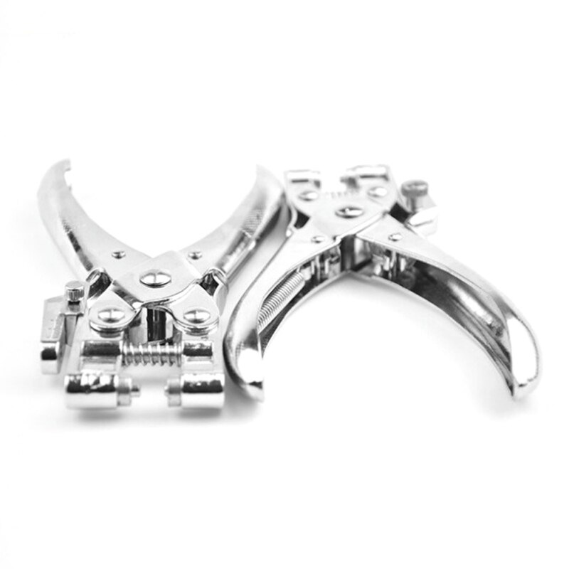 Pince à poinçonner multifonctionnelle | Pince à percer pour trous, poinçon pour peau, pinces de travail à double usage, Machine à poinçonner à trous ronds, outils d'artisanat du cuir 1 pièce