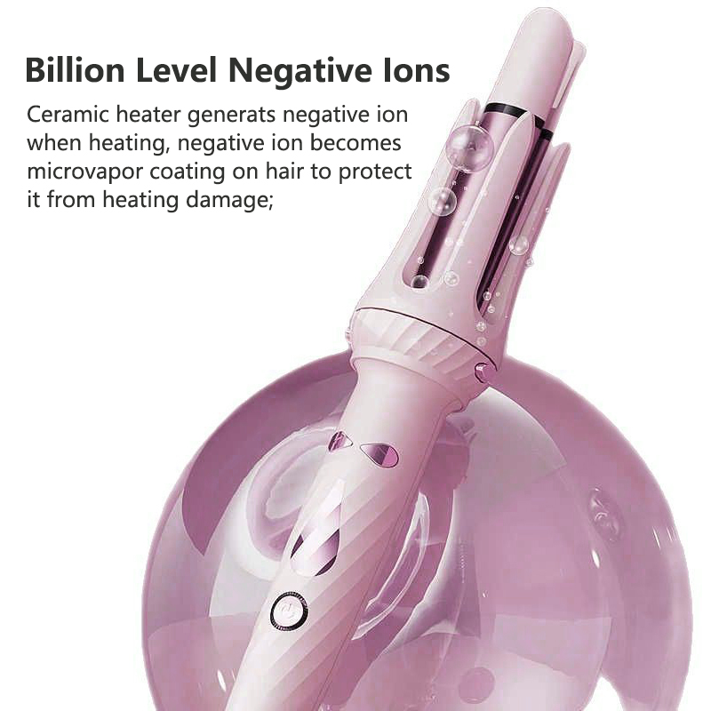 3-IN-1 Dual Purpose Negatieve Ionen 28mm/32mm Automatische Haar Krultang Verwarming Steil Haar kam Elektrische Keramische Curling Haar Stok
