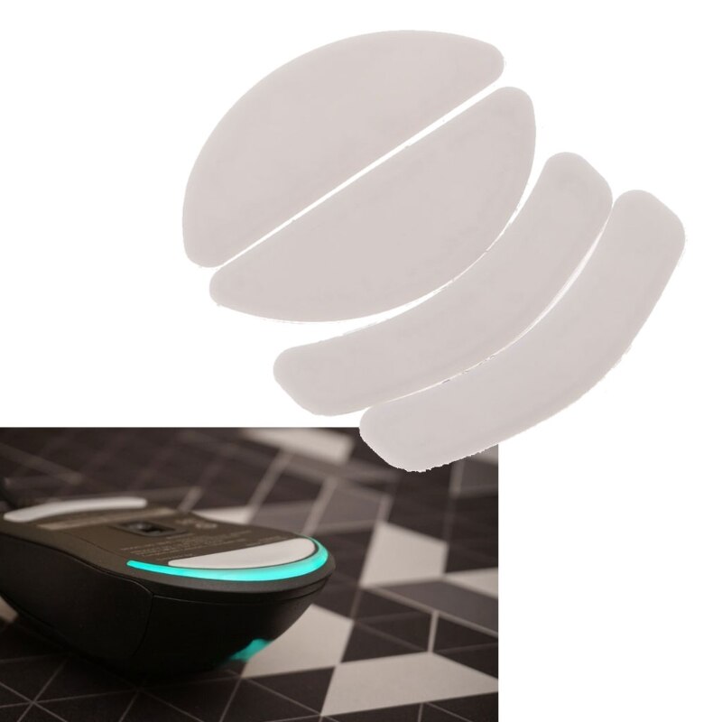 2 Sets/pack Tiger Gaming Mouse Feet Mouse Skate For Razer Viper Mini Mouse White Mouse Glides Curve Edge