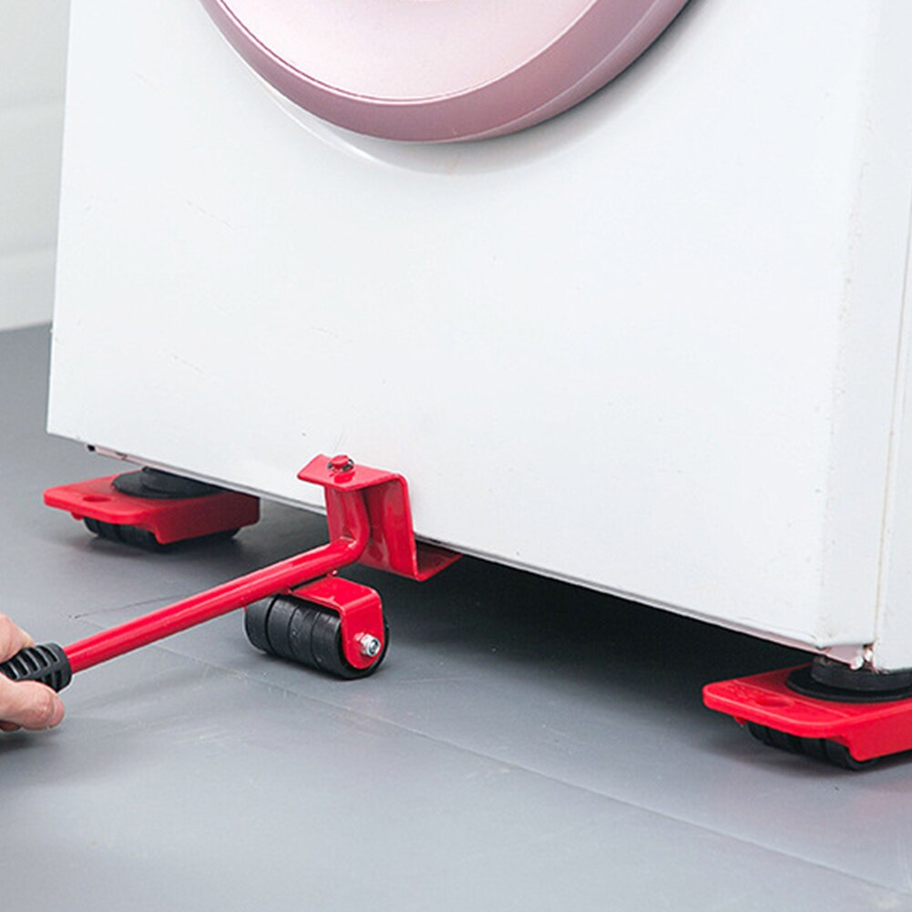 5Stck Möbel Transport Rolle einstellen Entfernung Hebe Umzug Werkzeug Schwere Objekt Beweger Haushalt Möbel Mobilen Rutschen Wagen