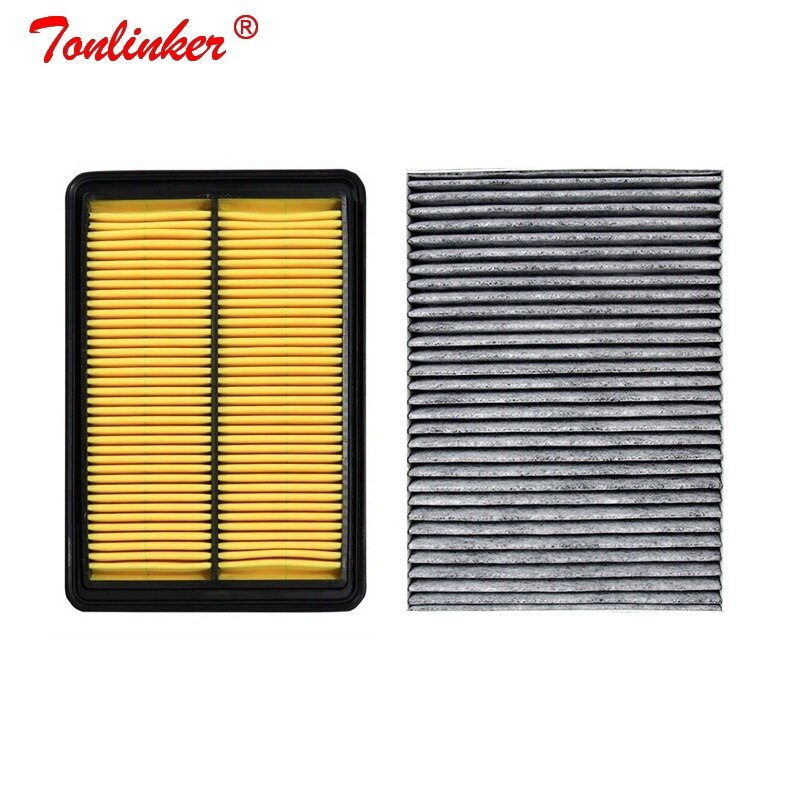 Filtro de aire y filtro de cabina para coche, accesorio para Nissan x-trail Rogue T32 , 1.6L, 2.0L, 2.5L, modelo OEM 165464BA1A, 272774BA0A, 2 uds.: 2 Pcs Filter Set