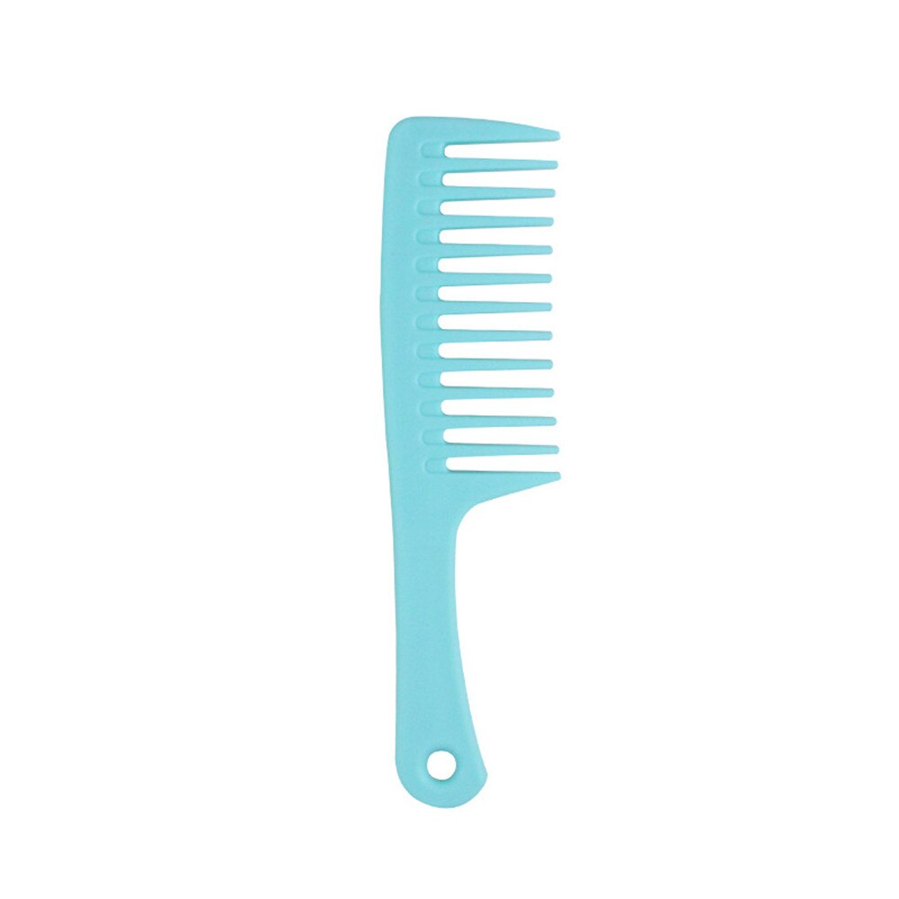 1 PC. Wide Tooth Anti-Static Hairdressing Comb Heat Resistant Woman Wet Detangle Curly Hair Brushes Pro Salon Styling Tools: blue