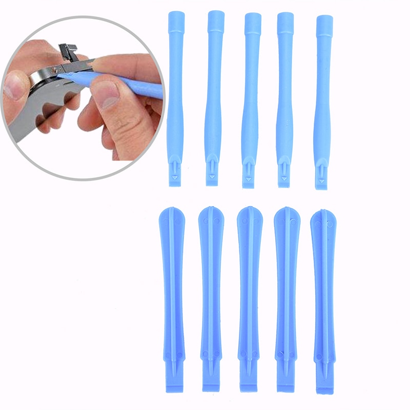 5 Stks/set 8X1.2Cm Opening Pry Gereedschap Plastic Spudger Voor Iphone Mobiele Telefoon Laptop Pc Demontage Reparatie Tools