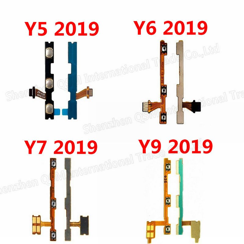 Für Huawei Y5 Y6 Y7 Y9 Energie an aus Volumen Schalter Seite Geschmack Schlüssel biegen Kabel Ersatz Teile
