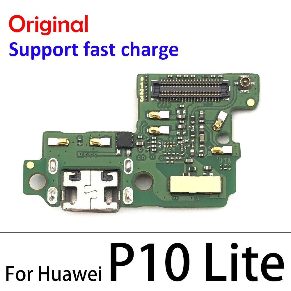 100% Origineel Voor Huawei P9 P10 P20 P30 Pro Lite Plus P20Pro P40 Lite E Usb Opladen Socket Port Dock lader Connector Board: P10 Lite  Original