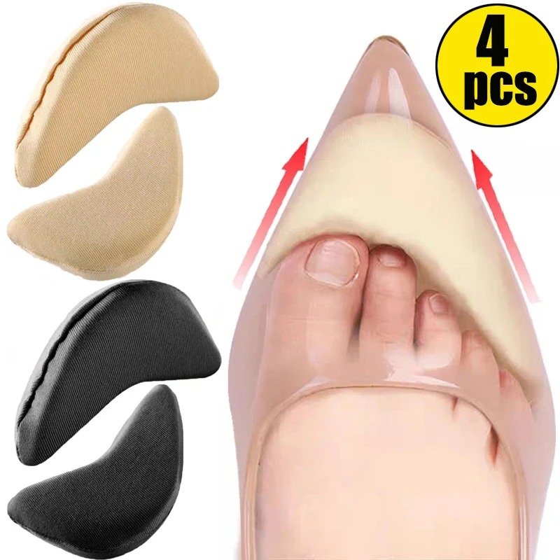 Spons Voorvoet Insert Pads Vrouwen Pijnbestrijding Hoge Hak Inlegzolen Verminder Schoenmaat Filler Protector Richter Schoenaccessoires