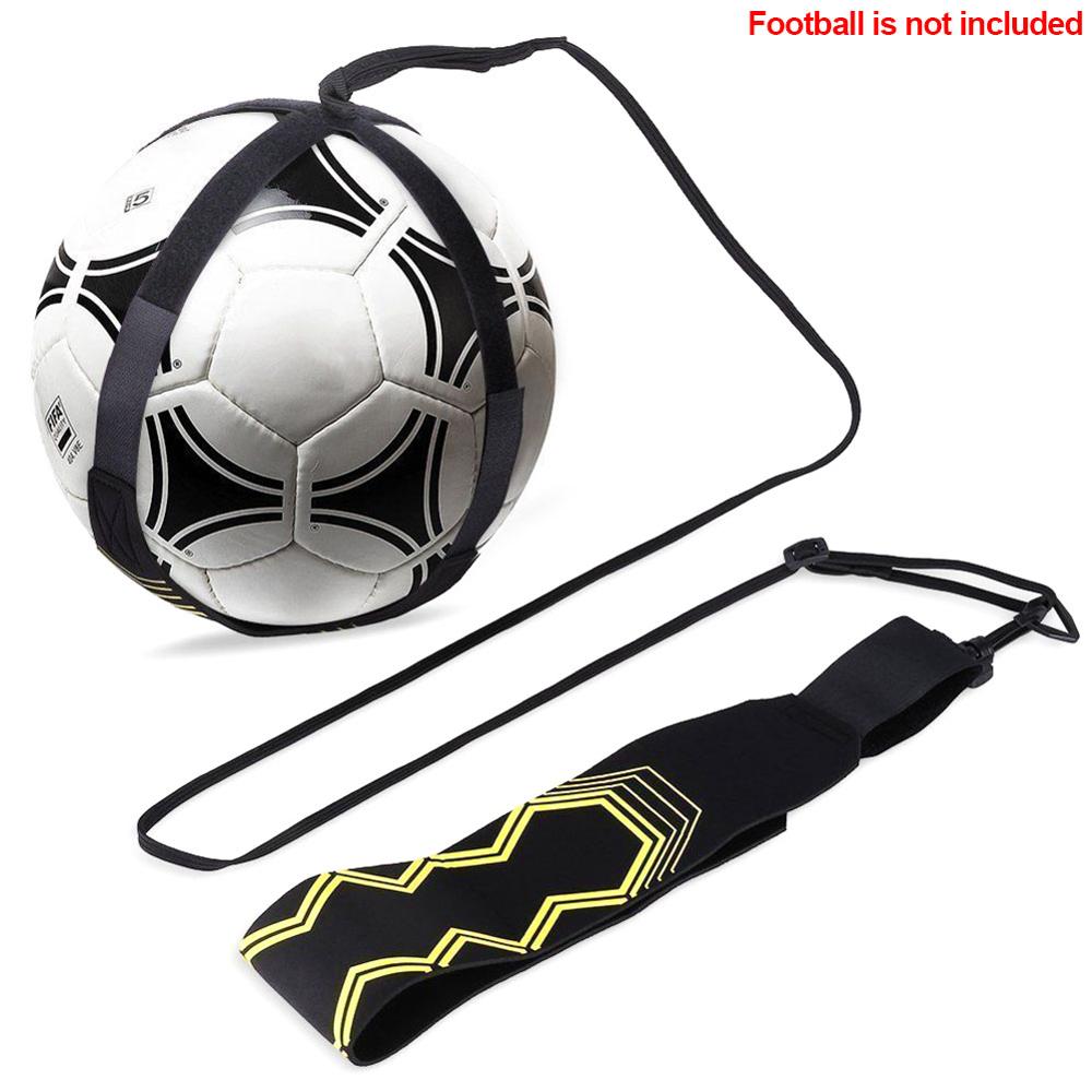 Control Skills Kick Ball Football Strap Training Aid Durable Elastic Returner Neoprene Practice Hand-free Soccer Trainer