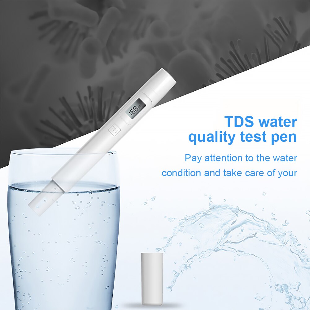 Measurement Analysis Soil Acidity Test 0-9990 ppm Water Purity Monitor LCD Digital Water TDS Meter Tester Pen