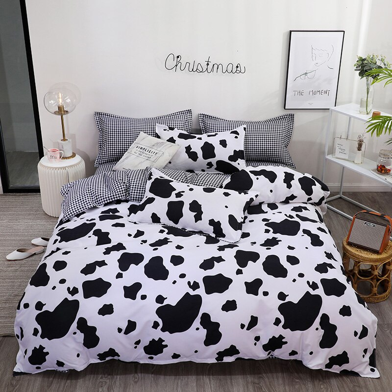 Cow Patterns Print Quilt Covers Set Blend cotton B... – Vicedeal