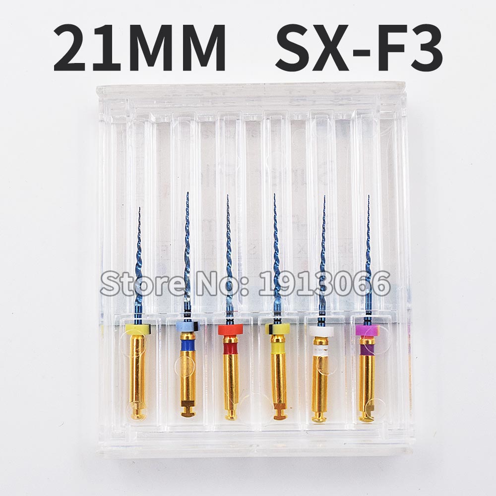 Dental endo files dental rotary endodontic files Use for Root canal: 21MM  SX-F3