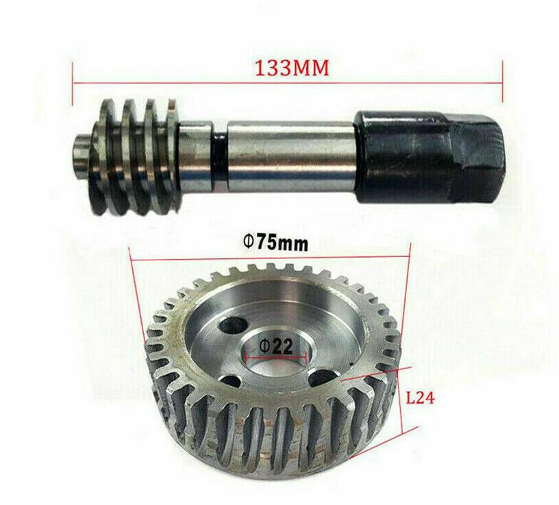 CNC Milling Machine Parts -Adjustable Worm +Turbine Gear Replacement For Bridgeport Mill Part