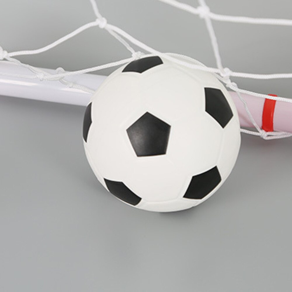 1 sæt 56cm mini fodbold mål fodboldnet dør børns indendørs sportslegetøj fodbold mål dør med fodbold og oppustning (englis