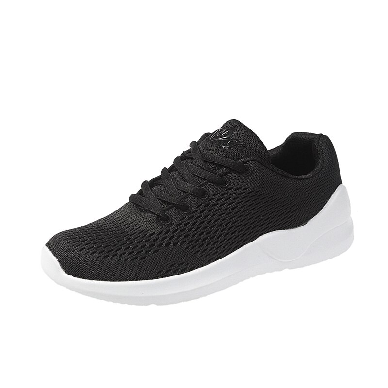Goedkope tennisschoenen voor dames, comfortabele sneakers voor dames, air mesh sportschoenen voor dames, damesschoenen voor dames: Zwart / 6