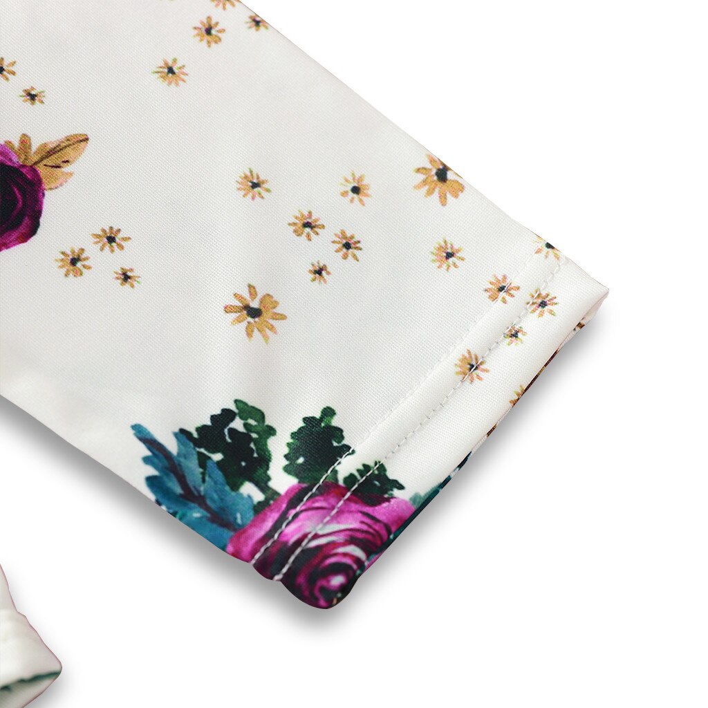 Newborn Accessories Infant Baby Boy Girls Clothes Long Sleeve Print Romper Bodysuit+headband Outfits Romper Baby Clothes