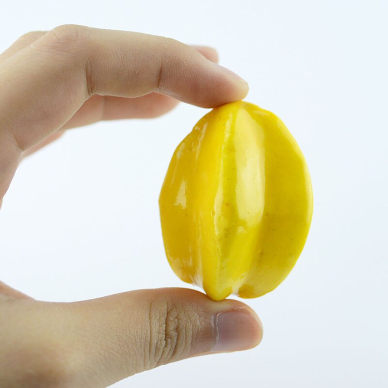 20 stk / parti festlige forsyninger kunstig indretning frugter boble mini simulering frugt banan orange citron sæt model håndværk